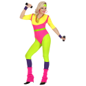 Comprar Disfraz de Gimnasta de Aerobic años 80 - Disfraces de años 80-90 para Mujer