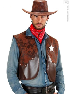 Gilet De Cow-Boy Marron