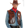 Chaleco Vaquero Marron - Corpiños y Chalecos