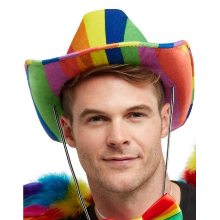 Sombrero Vaquero Arcoiris - Dia Del Orgullo Gay