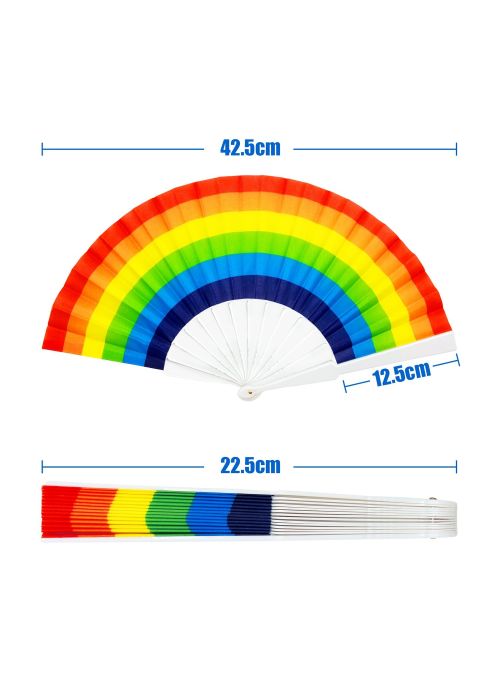 Abanico arcoiris - Accesorios