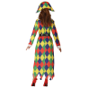 Disfraz de Arlequin Colores Mujer - Disfraces de Payasos para Mujer