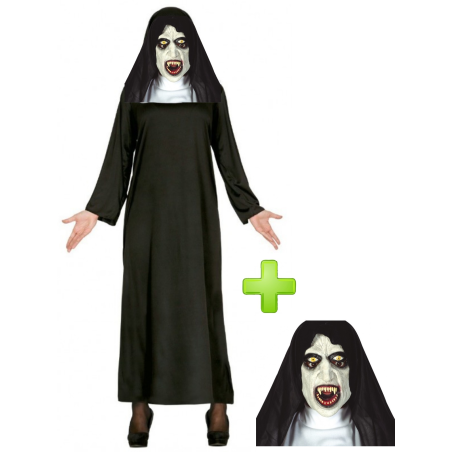 Disfraz de Monja Fantasma - Disfraces Halloween - Disfraces Halloween Baratos