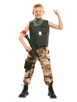 Disfraz de Militar de Combate Infantil - Disfraces de Militares
