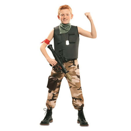 Disfraz de Militar de Combate Infantil - Disfraces de Militares