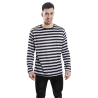 Camiseta de Rayas Negra y Blanca - Chaquetas y Camisetas