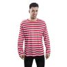 Camiseta de Rayas Roja y Blanca - Chaquetas y Camisetas