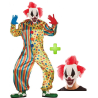 Disfraz de Payaso Asesino con mascara - Disfraces Hallowen - Disfraces Halloween Hombre