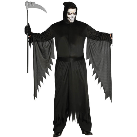 Disfraz de Asesino Tunica Negra - HALLOWEEN