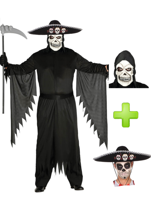 Disfraz de Muerte Mejicana - Disfraces Halloween - Disfraces Halloween Hombre