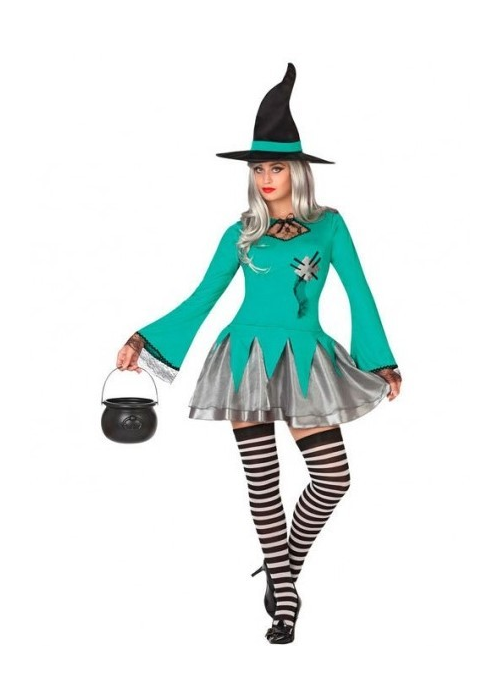 Disfraz de Bruja Verde - Disfraces Halloween Mujer