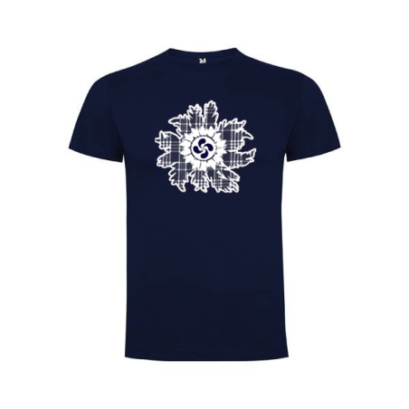 T-Shirt Eguzkilore Lauburu Blau Home