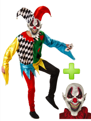 Disfraz de Joker Poker diabolico - Disfraces Halloween - Disfraces Halloween Hombre