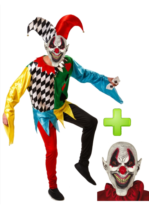 Mozorroa Joker Poker diabolico - Halloween Jantziak