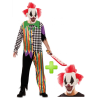 Mozorro Clown Maltzur batekin maskara - Halloween Jantziak