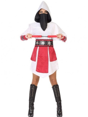 Vestit de Ninja en Blanc per a les Dones