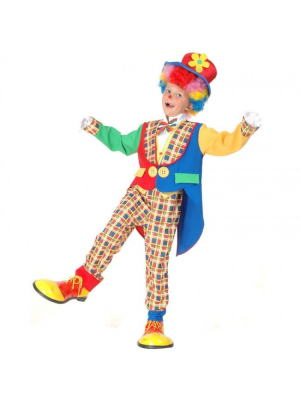 Comprar Disfraz de Payaso Micolor Frac 10-12 - Disfraces de Payasos para Niños