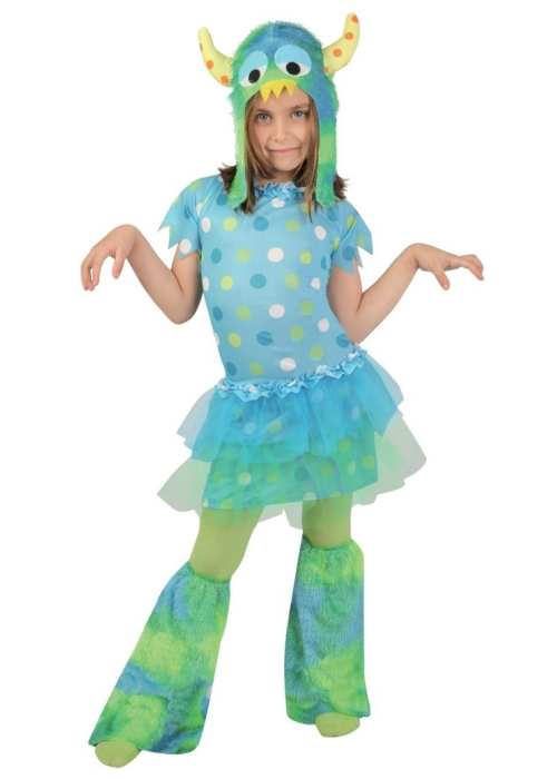 Disfraz de Monstruita Azul Infantil - Disfraces de Halloween Infantiles
