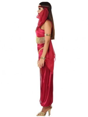 Disfraz de Bailarina Arabe Burdeos - Disfraces de Arabe para Mujer
