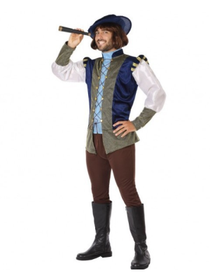 Mantell del Conqueridor Medieval Blau