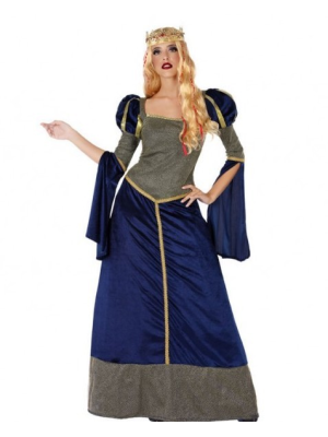 El Vestit De La Reina Medieval Blau
