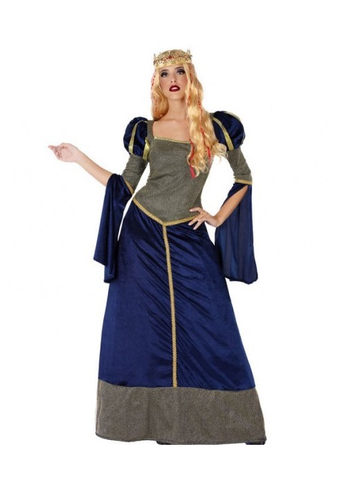 El Vestit De La Reina Medieval Blau