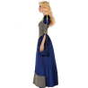 El Vestit De La Reina Medieval Blau
