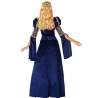 Disfraz de Reina Medieval Azul - Disfraces Medievales para Mujer