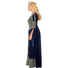 Disfraz de Reina Medieval Azul - Disfraces Medievales para Mujer