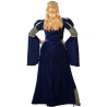 Disfraz de Reina Medieval Azul - Disfraces Medievales para Mujer