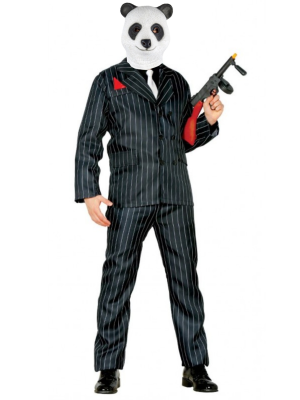 Disfraz de Mafioso Panda - Disfraces Halloween Hombre