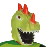 Mascara Gamer Dragon Verde - Complementos de Videojuegos