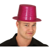 Top Hat Purpurina Vermella