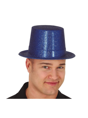 Top Hat Purpurina Vermella
