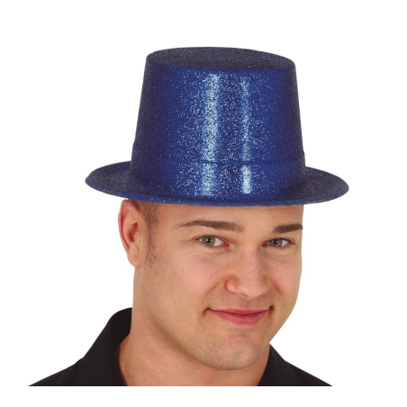 Top Hat Purpurina Vermella
