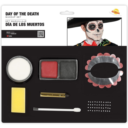 Set de Maquillaje dia de los Muertos - Complementos Mexicanos