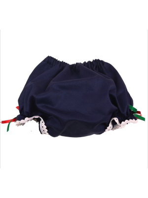Cubrepañal de Mahon con Puntilla - Trajes Vascos Bebe