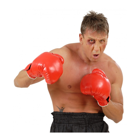 Boxeo eskularruak Gorria