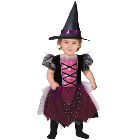 Disfraz de Bruja Rosa Bebe - Disfraces de Brujas y Hechiceros para Bebes