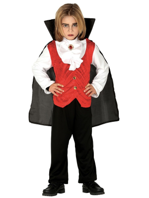 Disfraz de Vampiro Rojo Infantil - Disfraces de Vampiros y Goticos para Niños