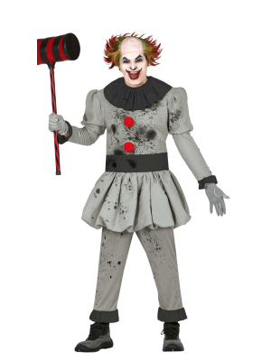 Comprar Disfraz de Payaso Malo - Disfraces de Payaso Asesino de Cine Adulto