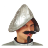 Casco Medieval Conquistador Plata - Sombreros