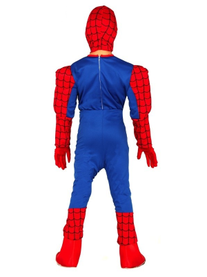 Traje de Super-Herói Aranha Musculoso Infantil