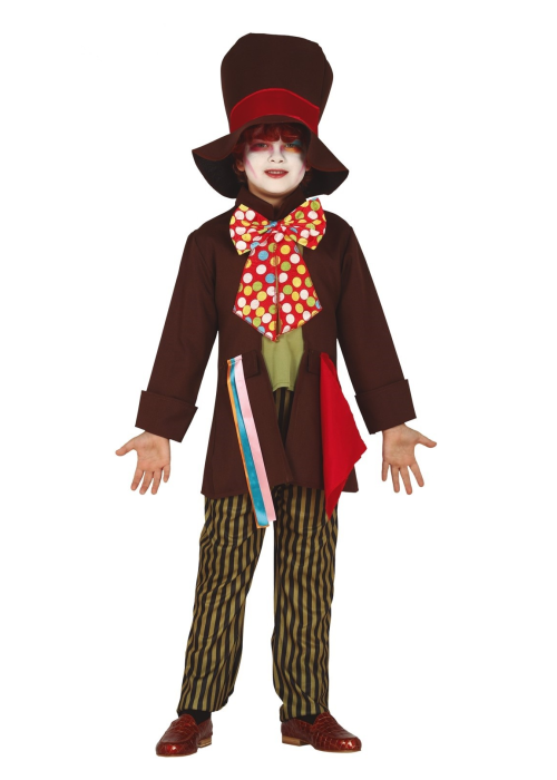 Disfraz de Sombrerero Marron Infantil - Disfraces de Alicia Infantiles