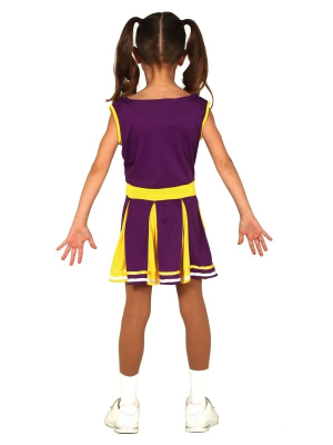 Disfraz de Animadora Morada Infantil - Disfraces de Deportes