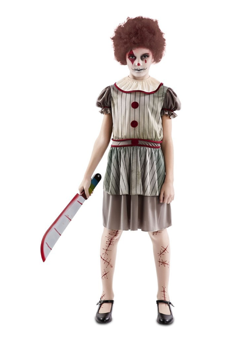 Disfraz De Payasa Asesina IT Infantil - Disfraces de Halloween Pennywise
