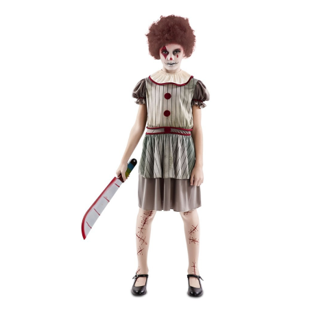 Disfraz De Payasa Asesina IT Niña - Disfraces de Halloween Pennywise