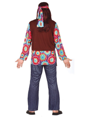 Disfraz de Hippie Flecos Hombre - Disfraces de Hippie para Hombre