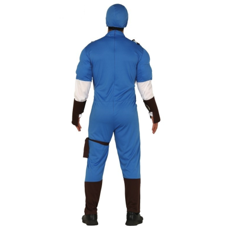 Disfraz de Capitan Star Musculoso - Disfraces de Superheroes para Hombre