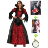 Vestit de Vampir Gòtic amb el conjunt de personatges Vestits d'Halloween